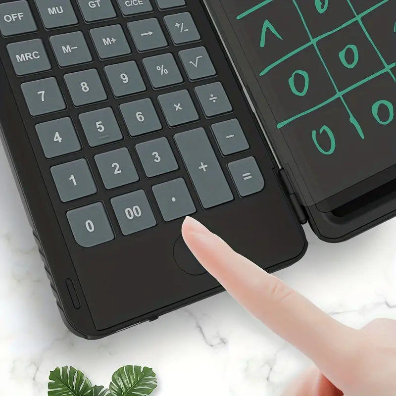 Calculadora LCD com Bloco de Notas ✏️📟